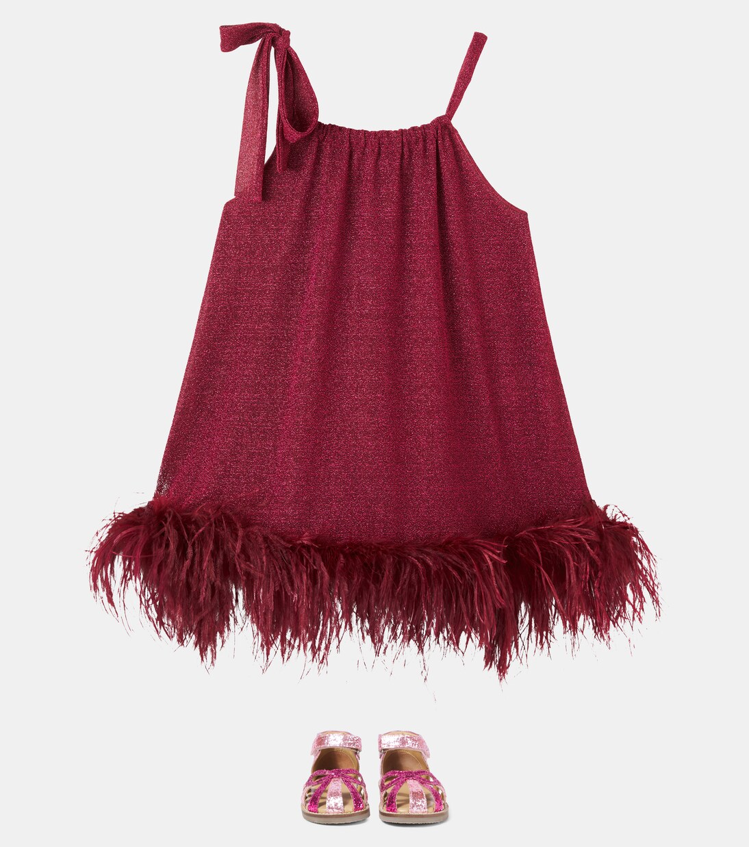 OseMini Lumière Plumage dress | Oséree Kids