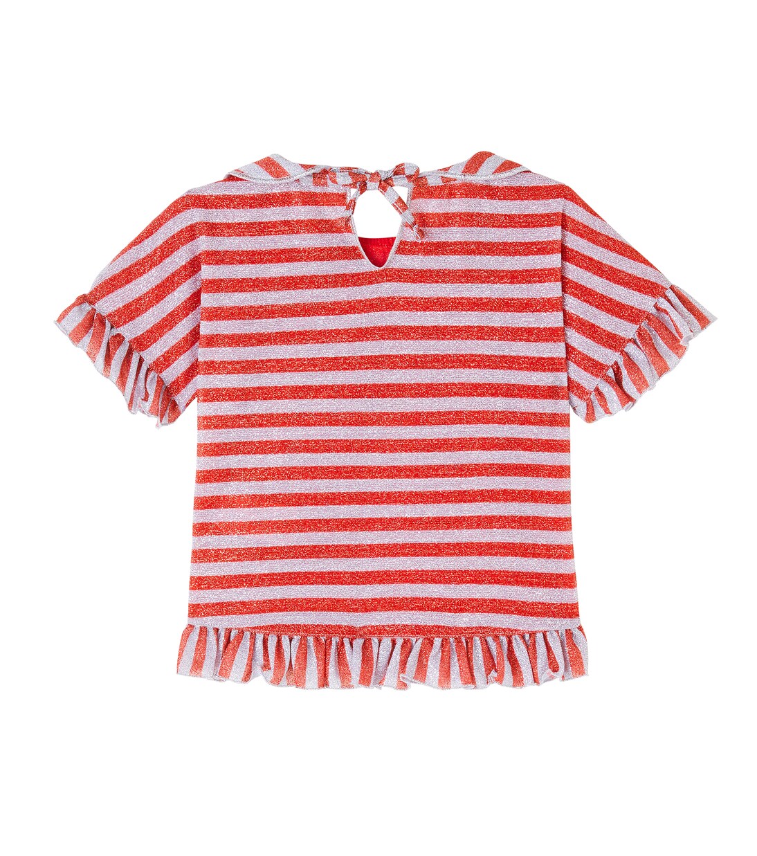 Striped lamé top | Oséree Kids