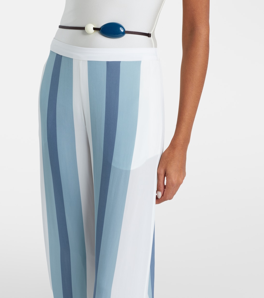 Striped wide-leg pants | Adriana Degreas