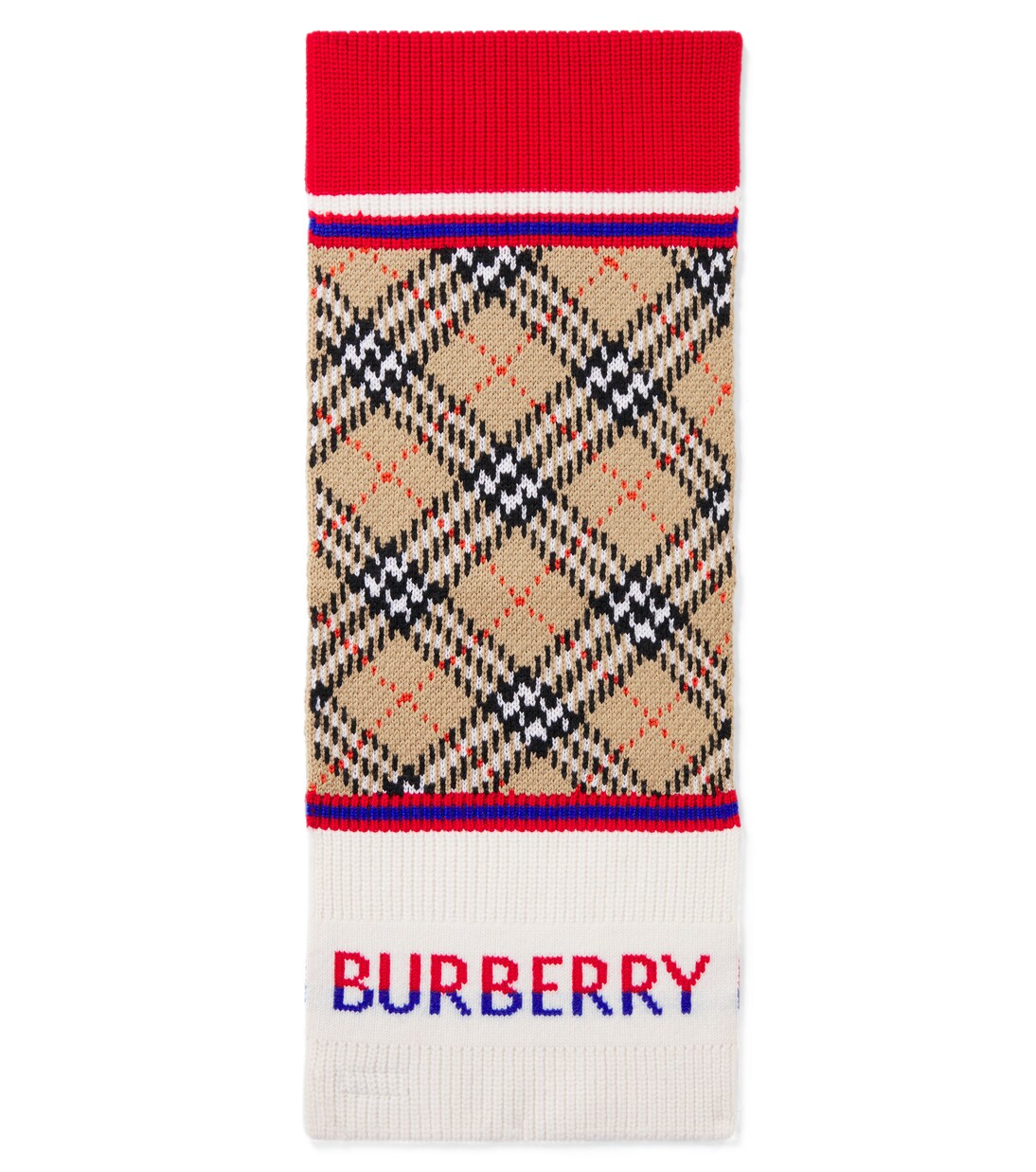 Burberry Check wool scarf | Burberry Kids