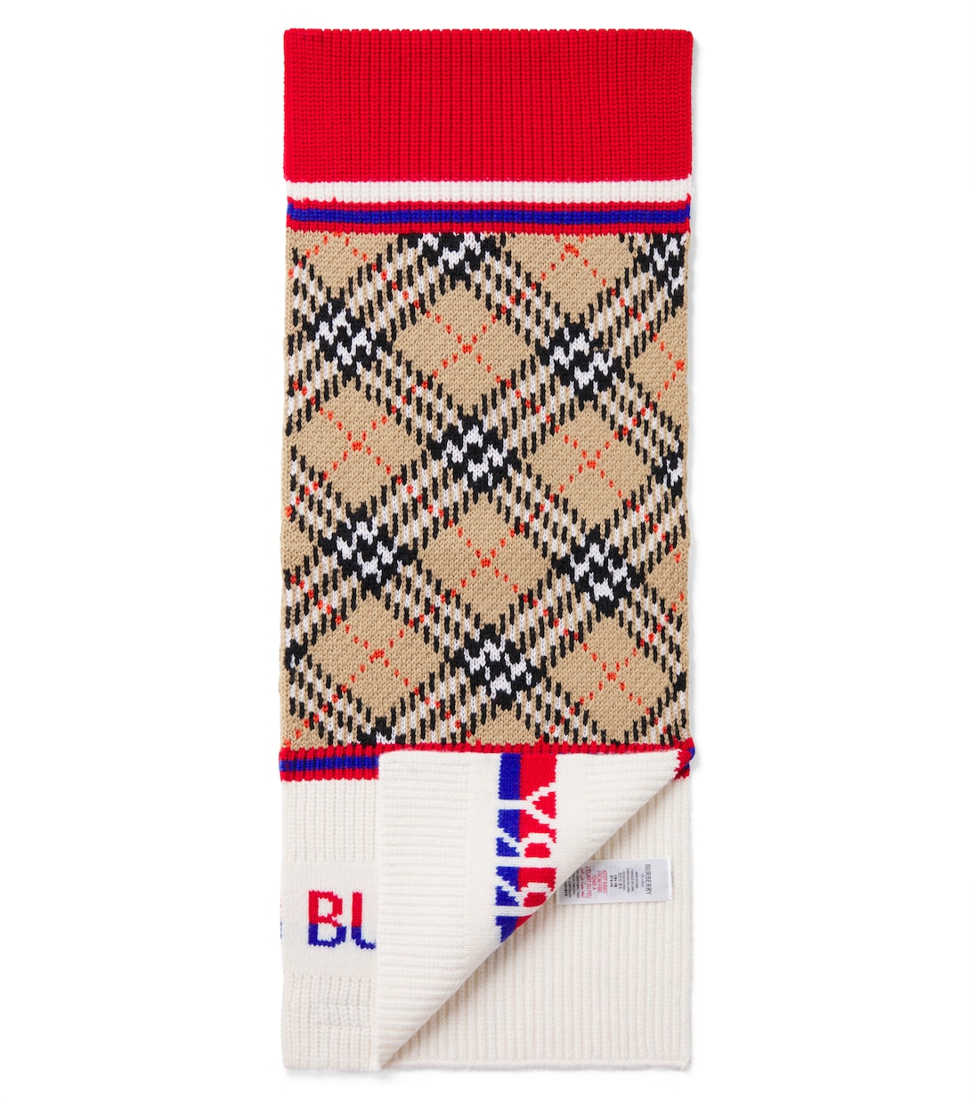 Burberry Check wool scarf | Burberry Kids