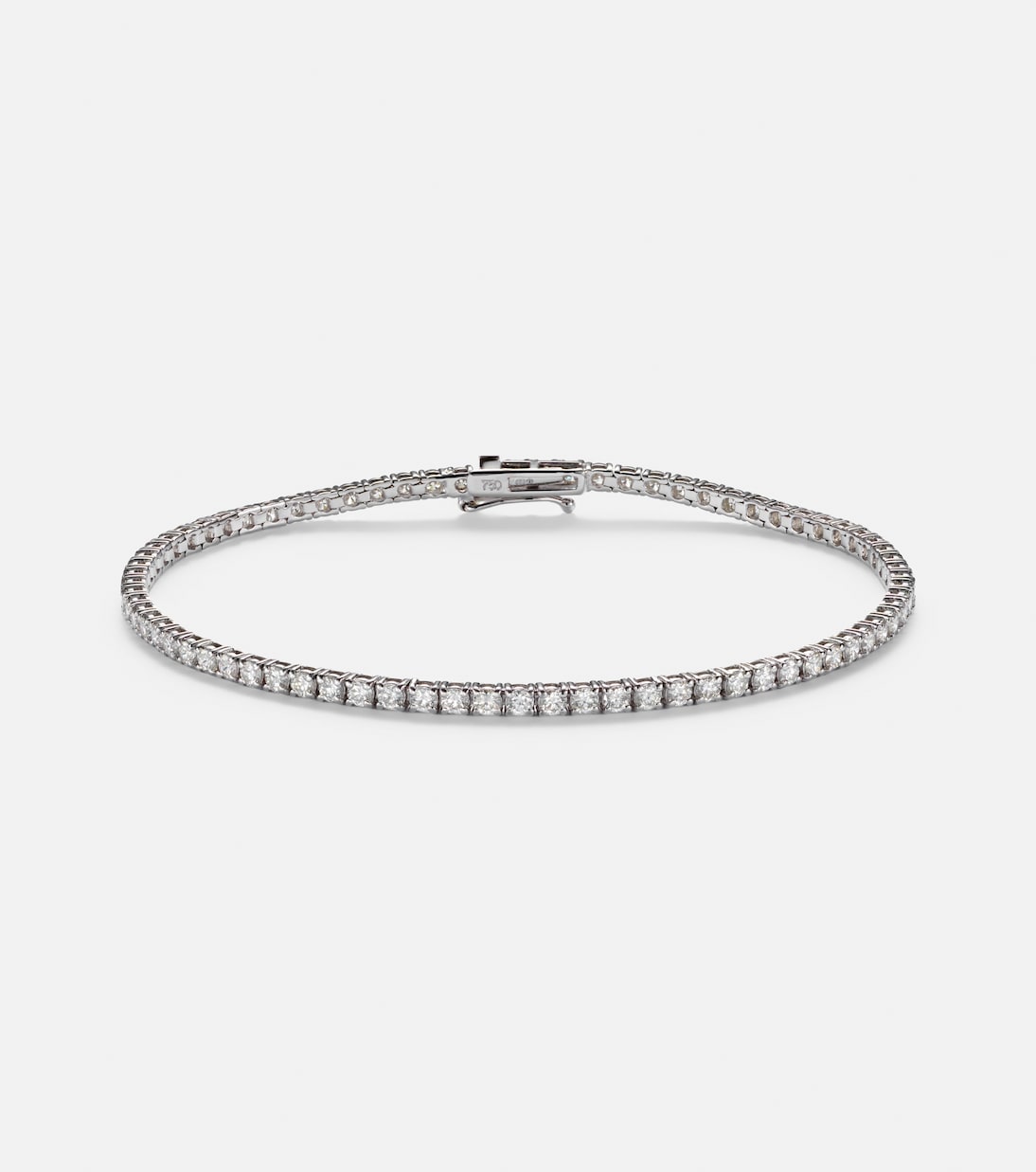 18kt white gold (750/1000) tennis bracelet with diamonds | Shay Jewelry