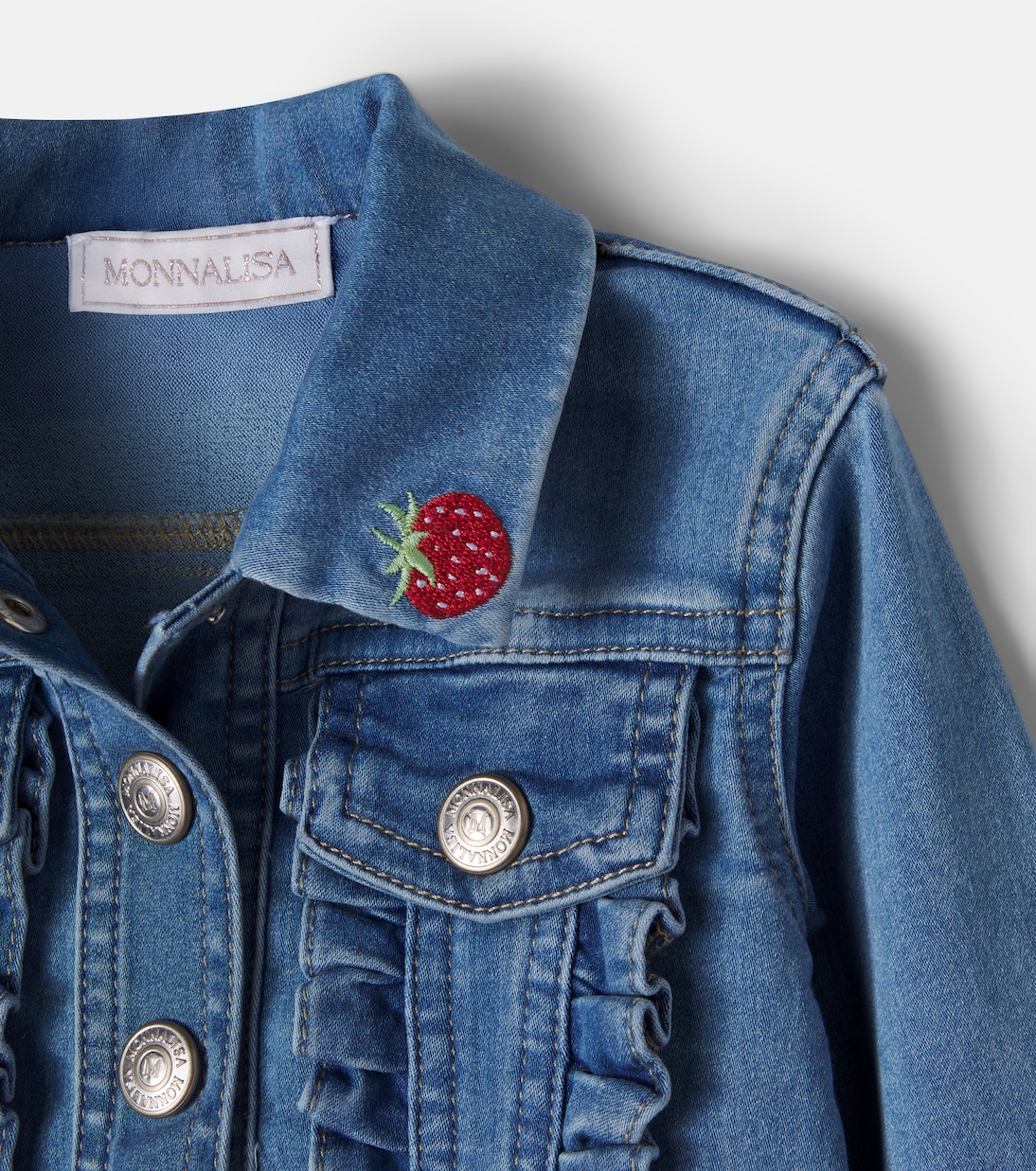 x Disney® baby embroidered denim jacket | Monnalisa