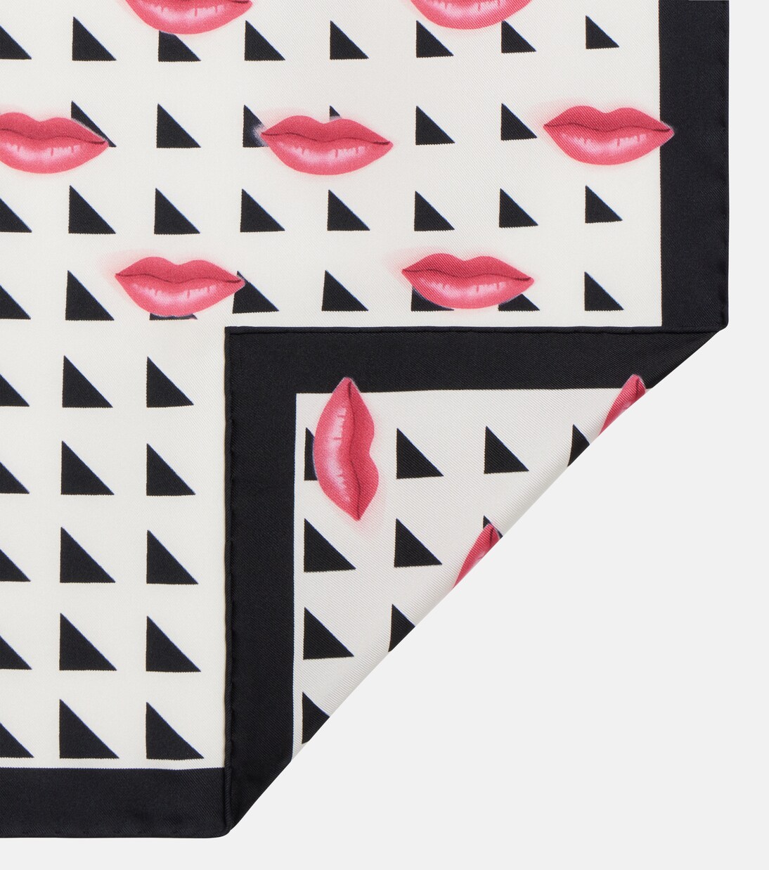 Printed silk twill scarf | Prada