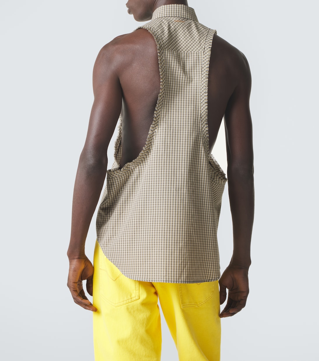 Checked cotton shirt | Versace