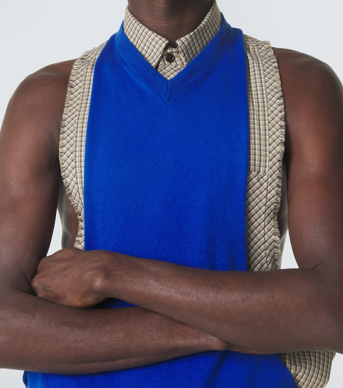 Checked cotton shirt | Versace