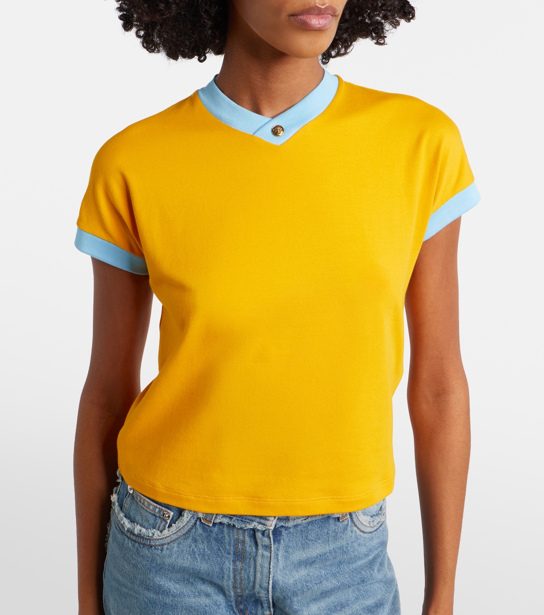 Medusa cotton-blend jersey T-shirt | Versace