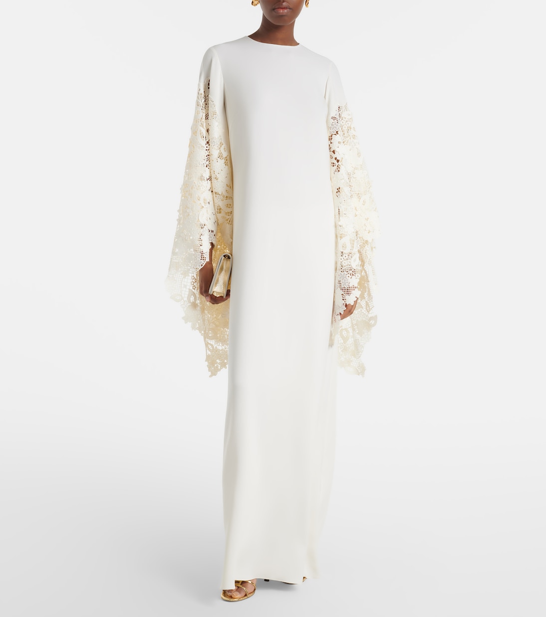 Bedruckter Kaftan aus einem Seidengemisch | Oscar de la Renta