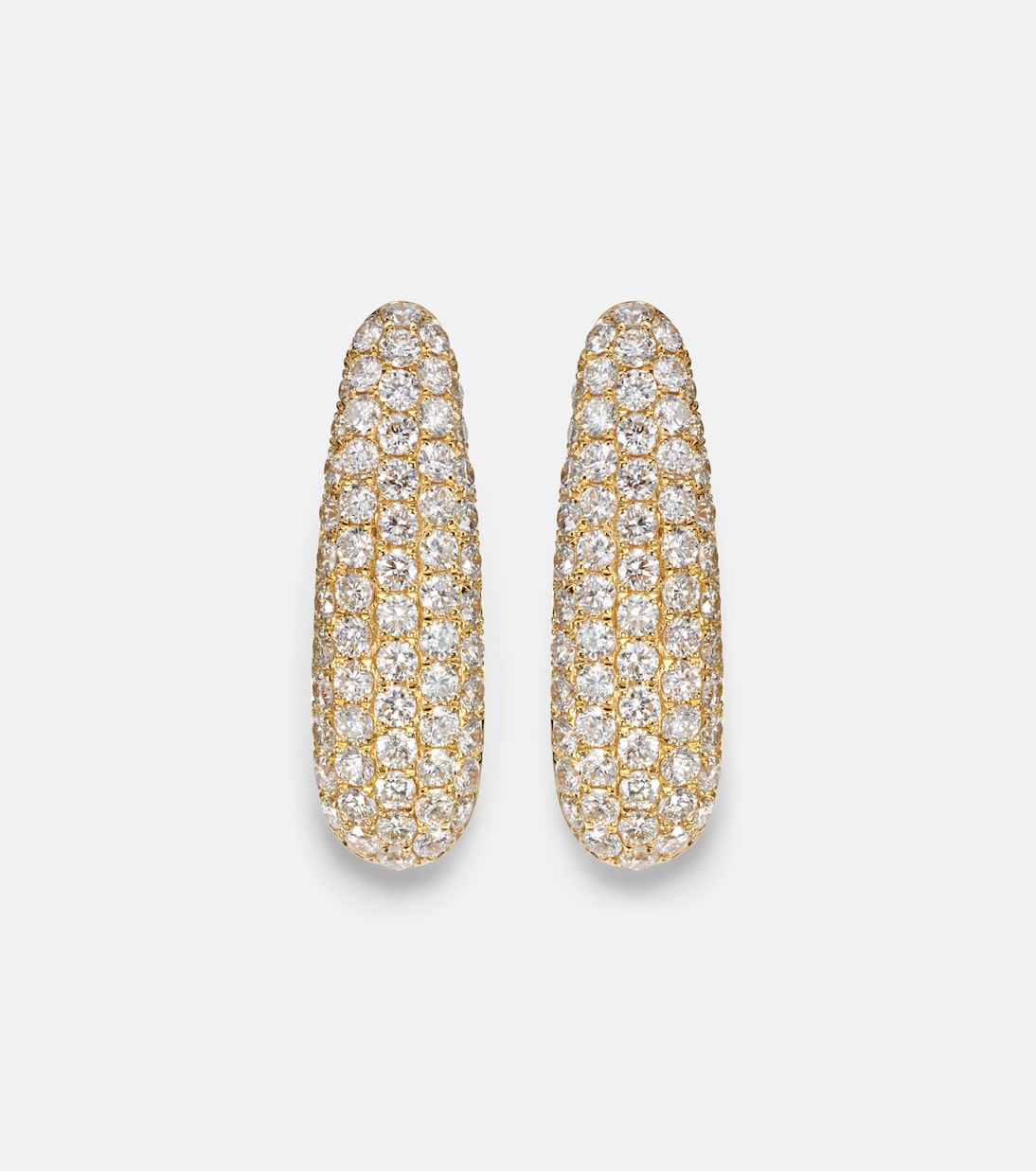 Claire Petite 18kt gold (750/1000) earrings with diamonds | Anita Ko