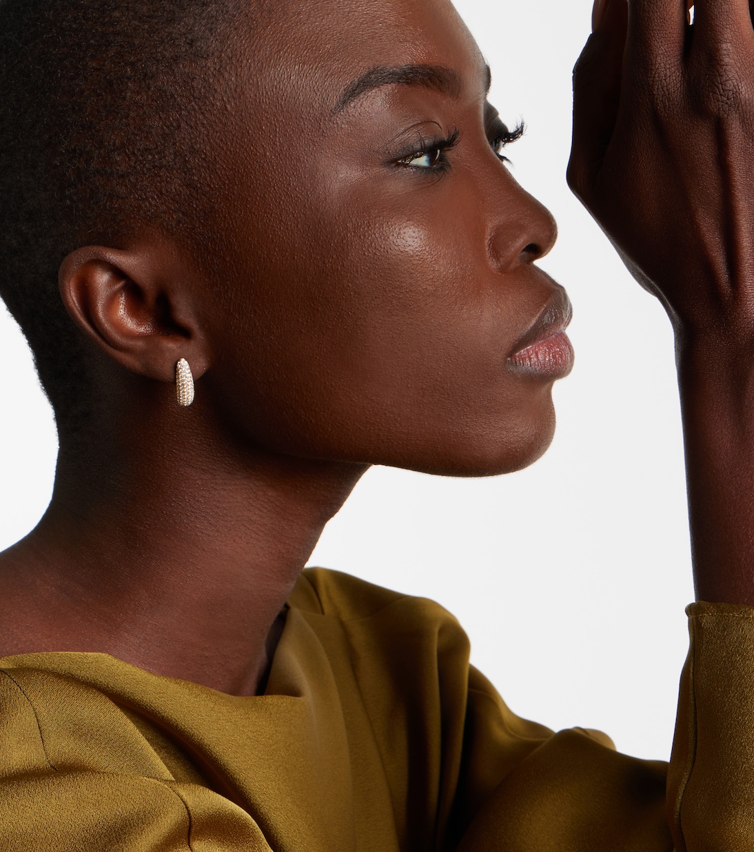 Claire Petite 18kt gold (750/1000) earrings with diamonds | Anita Ko