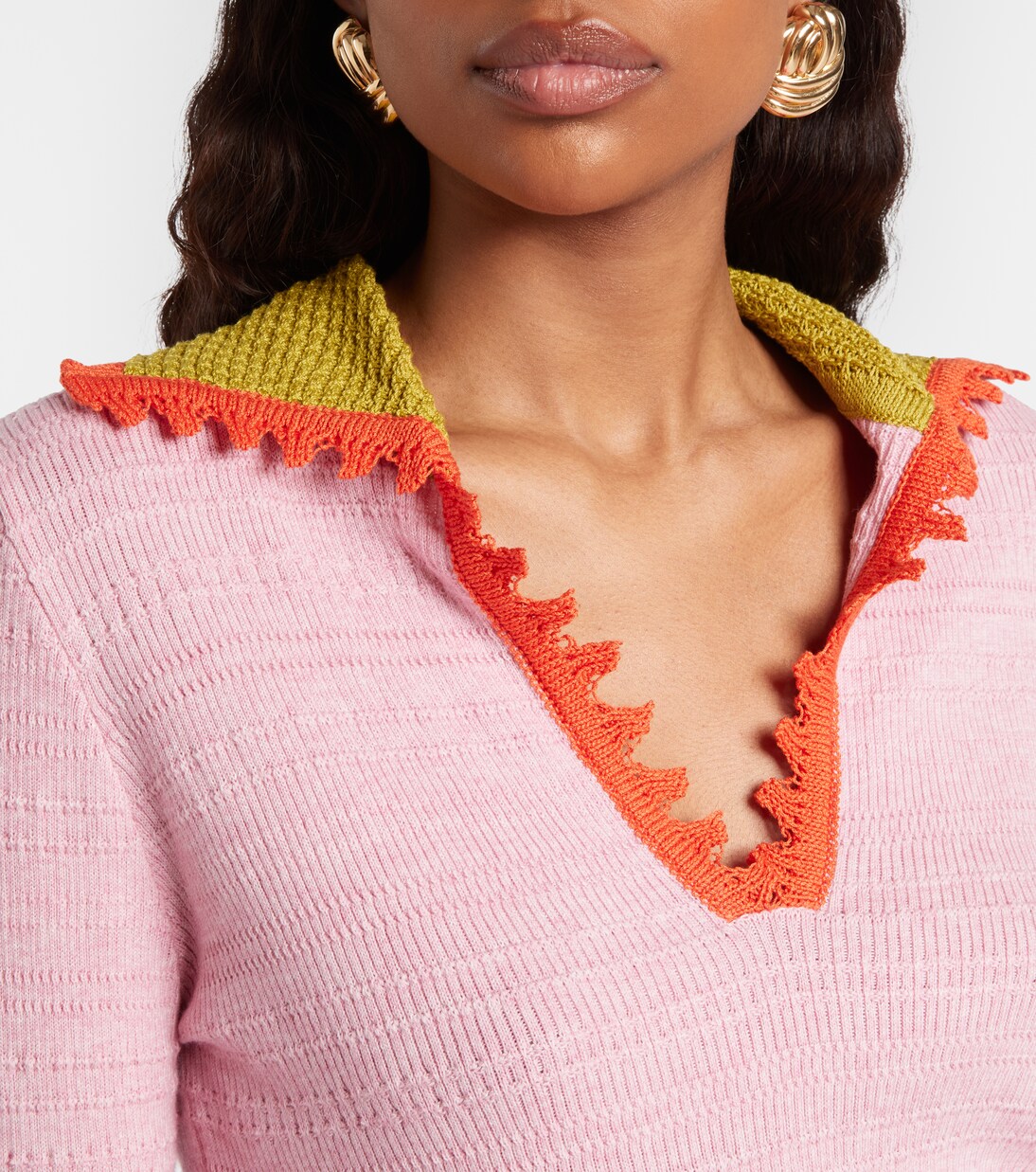 Picket cotton and wool sweater | La DoubleJ