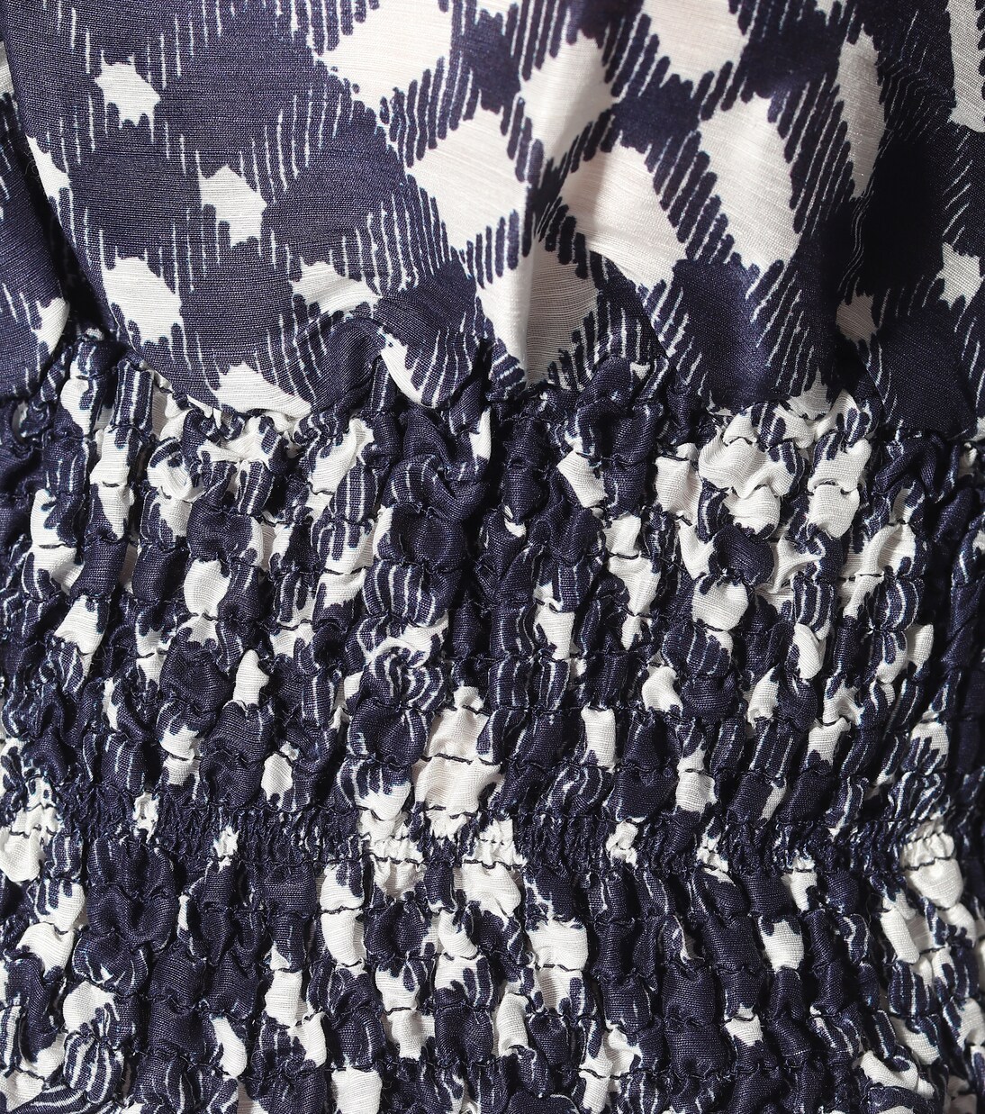 Top Megan a quadri in lino e seta | Rixo