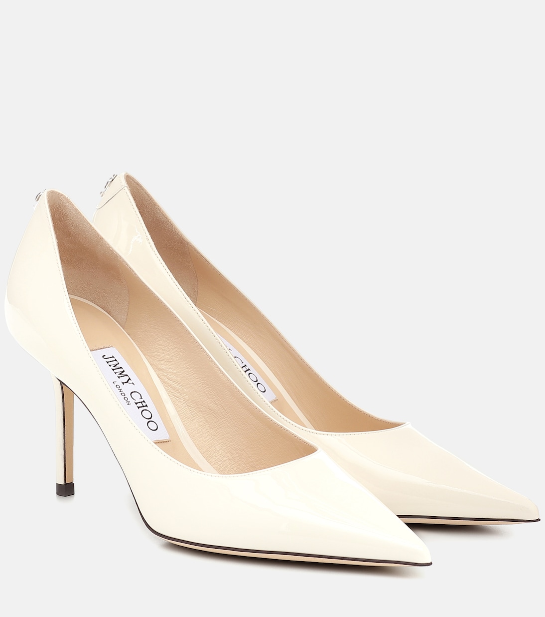 Love 85 leather pumps in white Jimmy Choo Mytheresa