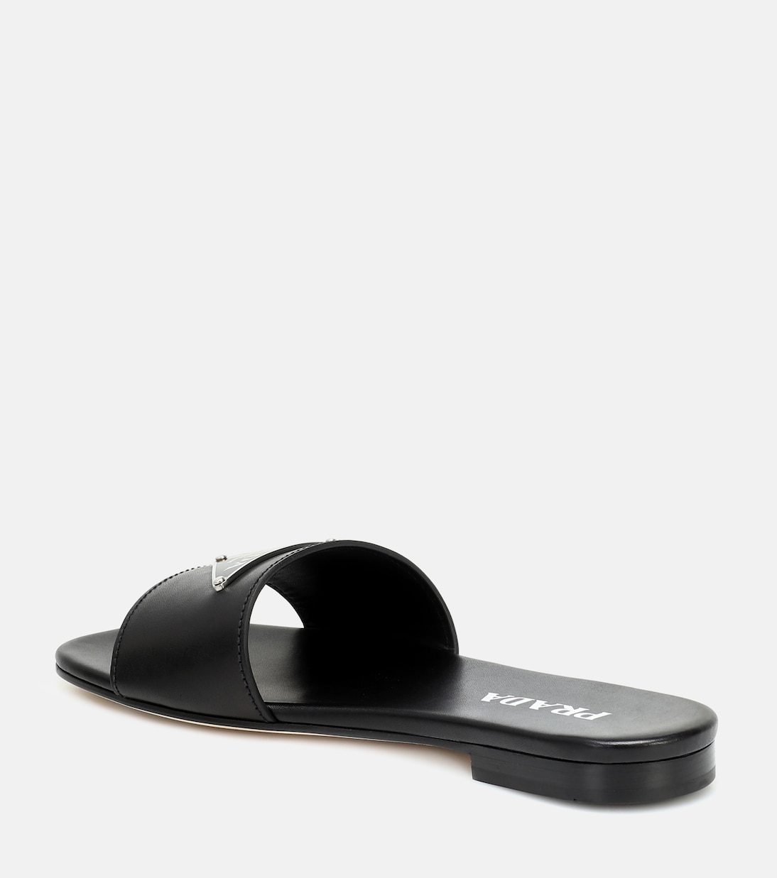 Leather slides | Prada