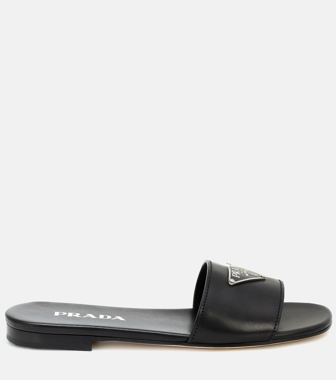 Leather slides | Prada