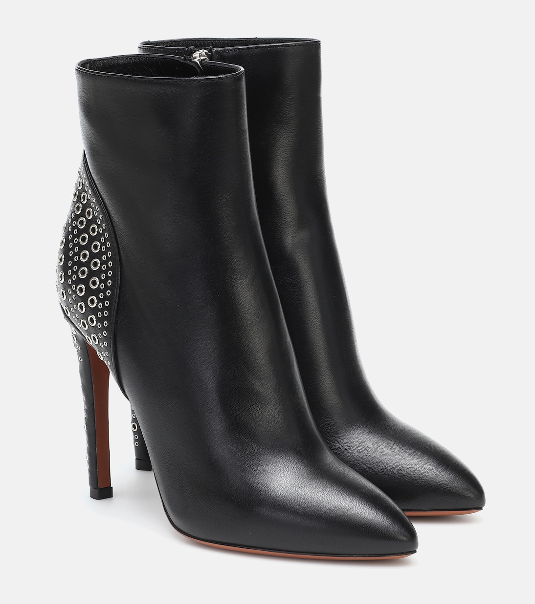 Stivaletti in pelle con borchie | Alaïa