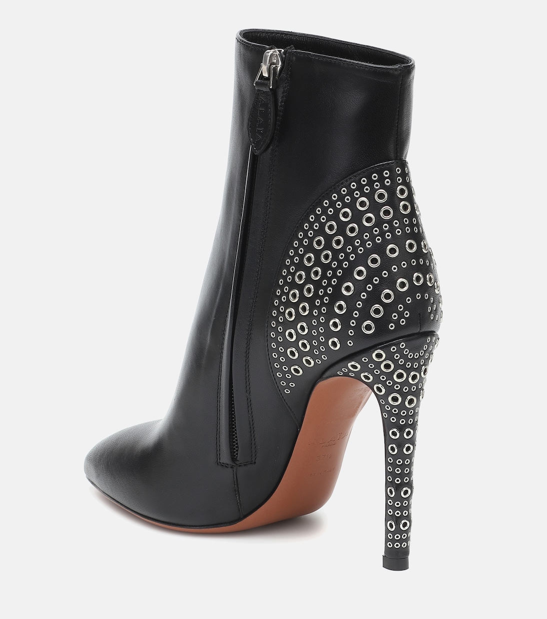 Stivaletti in pelle con borchie | Alaïa