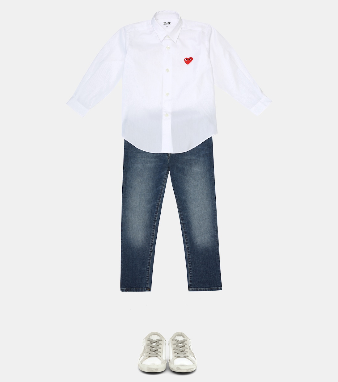 Camisa de algodón con logo | Comme des Garçons Play Kids