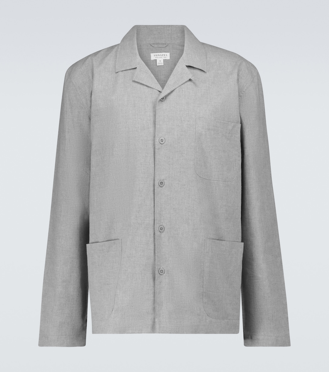 Camisa de pijama de algodón | Sunspel