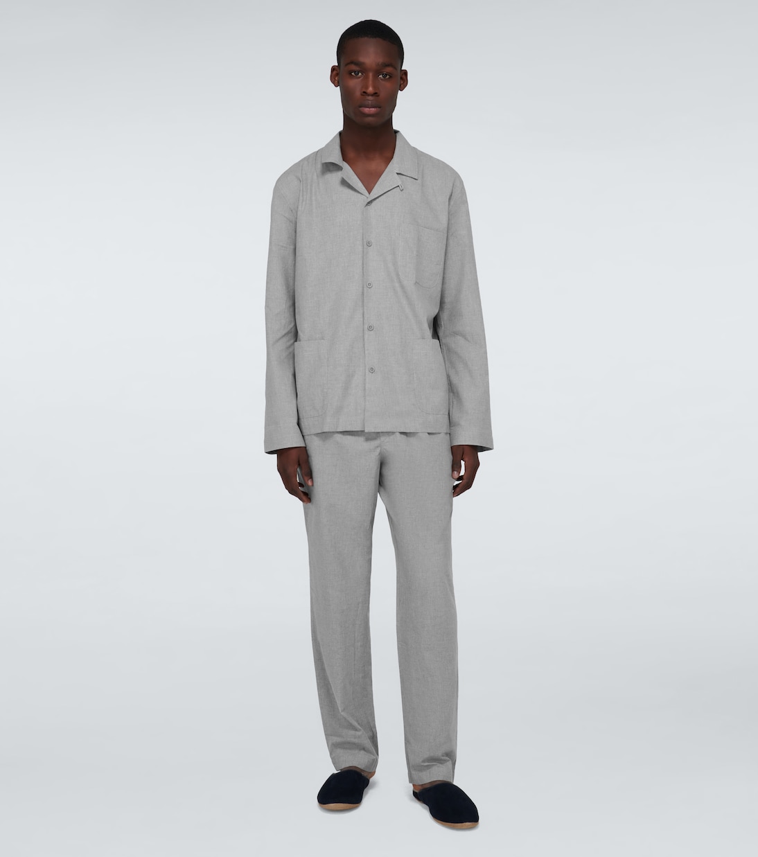 Camisa de pijama de algodón | Sunspel