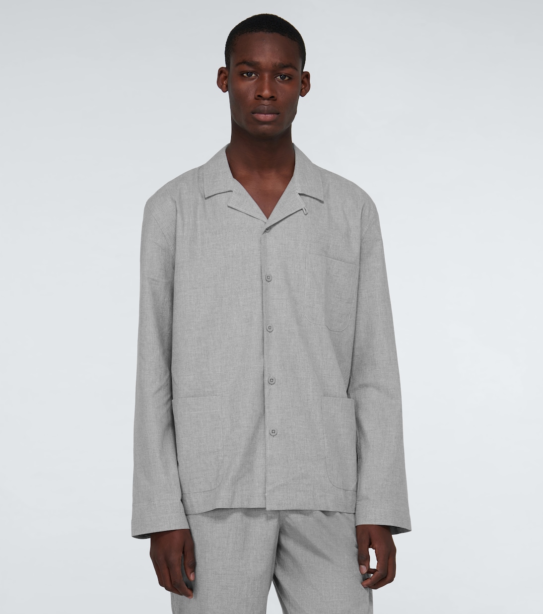 Camisa de pijama de algodón | Sunspel