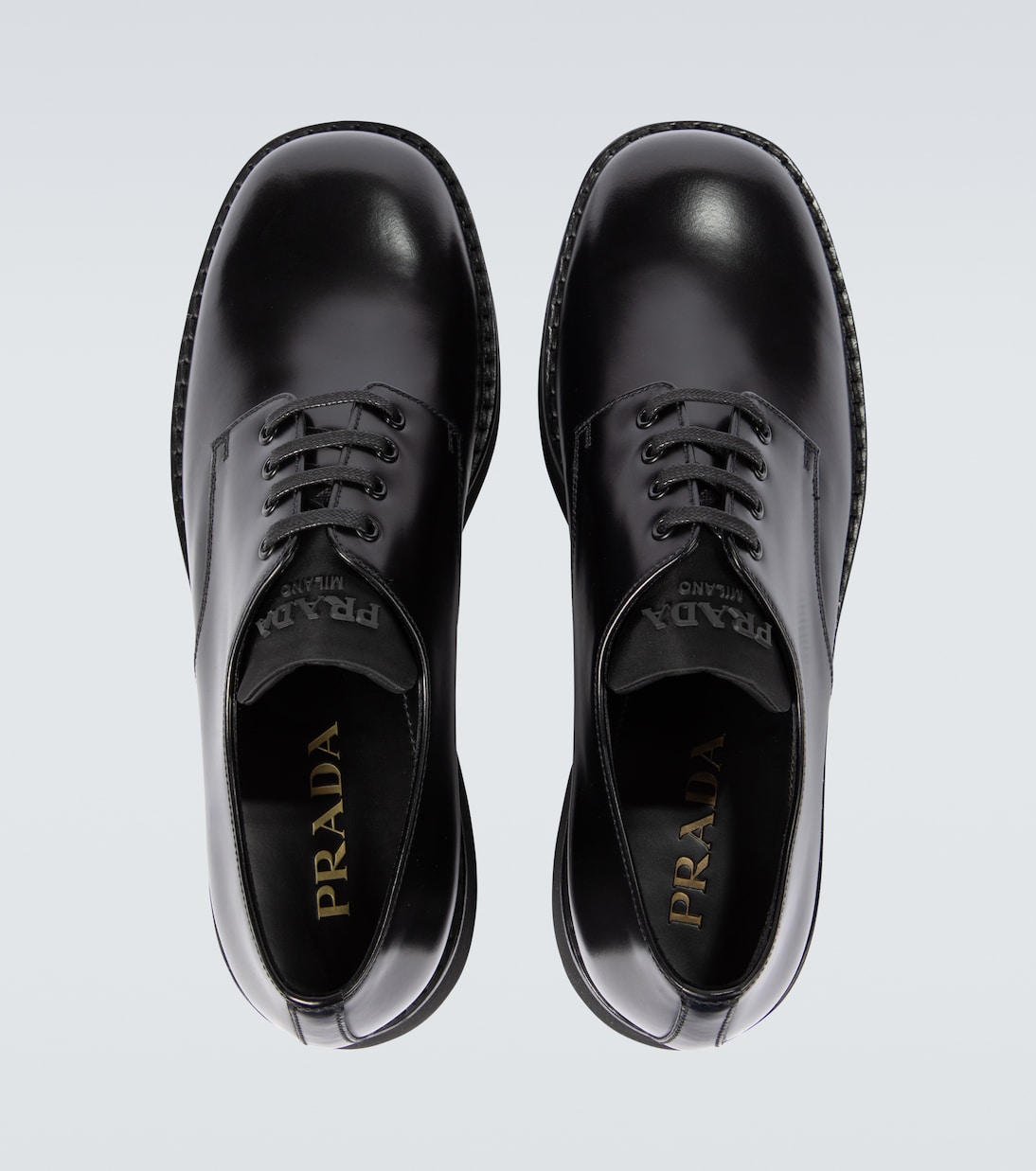 Schnürschuhe aus Leder | Prada