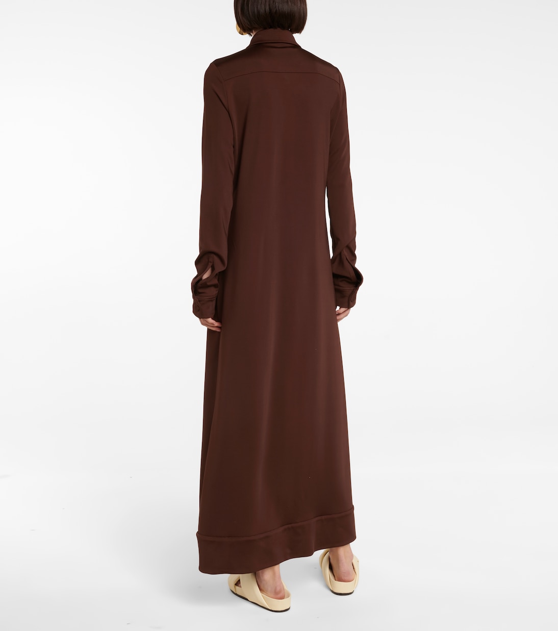 Stretch-jersey midi dress | Jil Sander