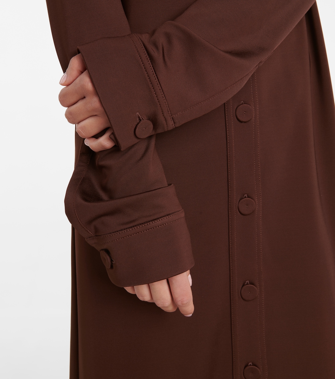 Stretch-jersey midi dress | Jil Sander