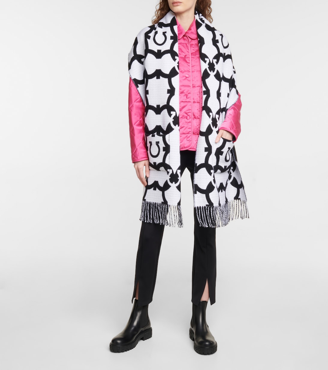 Bufanda de lana estampada | Ferragamo