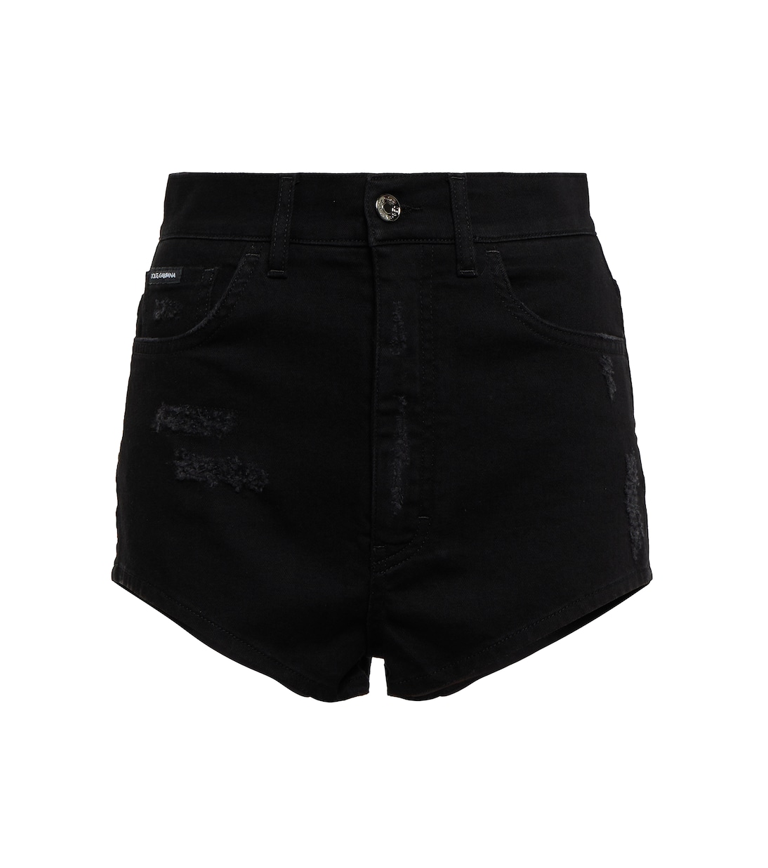 High-rise denim shorts | Dolce&Gabbana