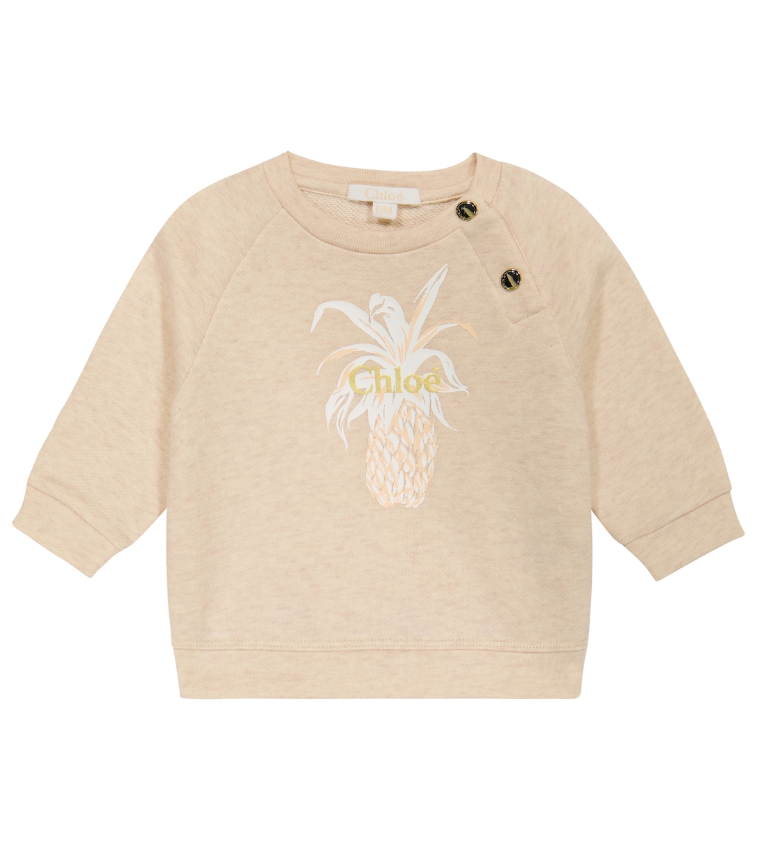 Baby - Felpa in cotone con stampa | Chloé Kids