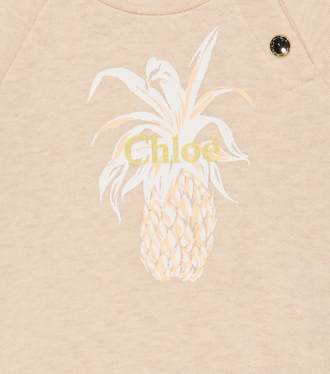 Baby - Felpa in cotone con stampa | Chloé Kids