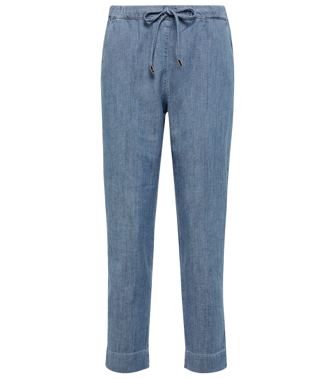 Leisure - Pantaloni cropped in cotone e lino | Max Mara