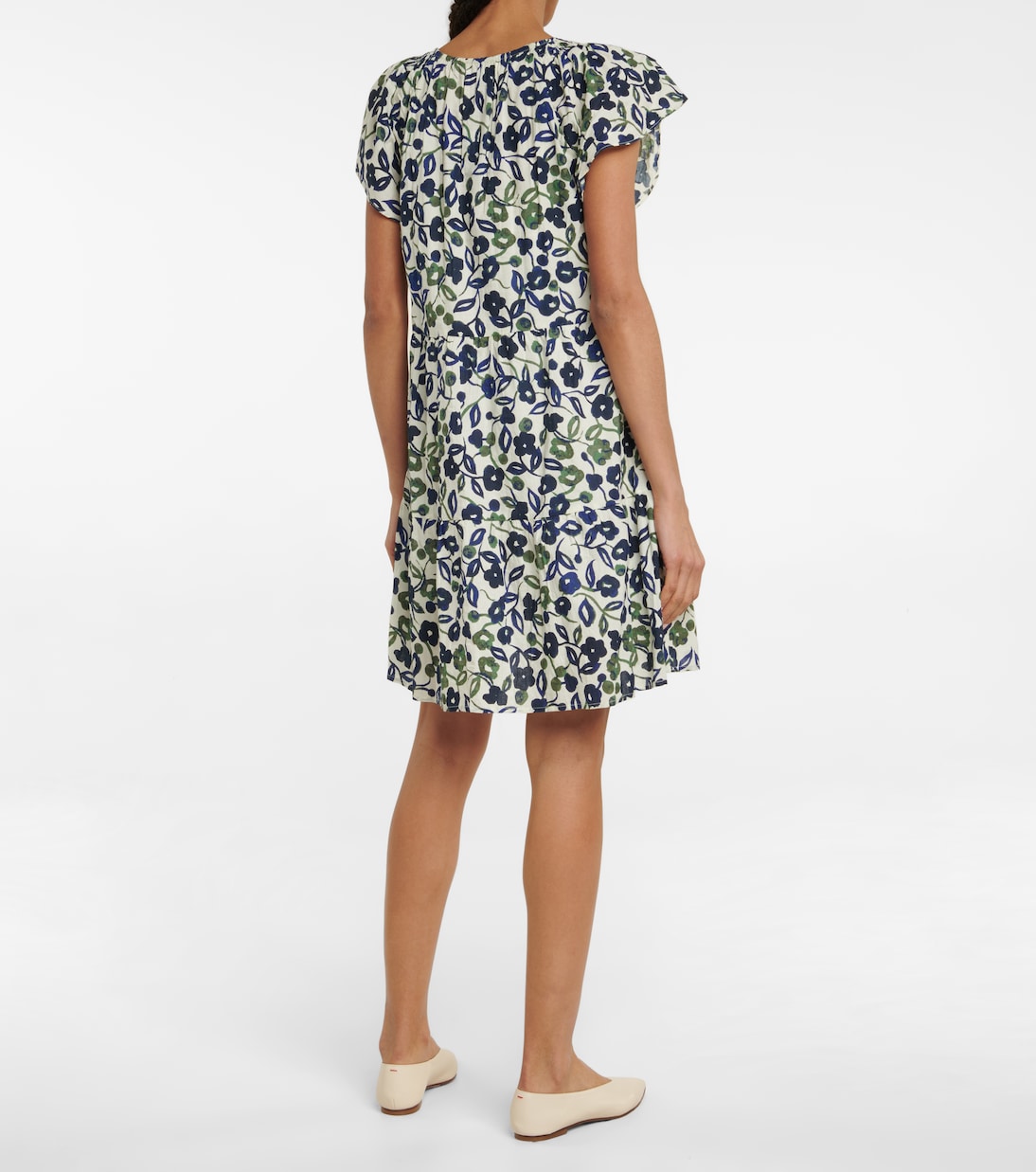 Robe Ivy en coton à fleurs | Velvet