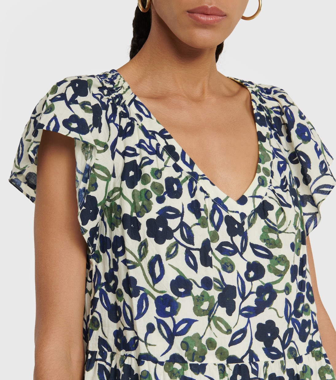 Robe Ivy en coton à fleurs | Velvet