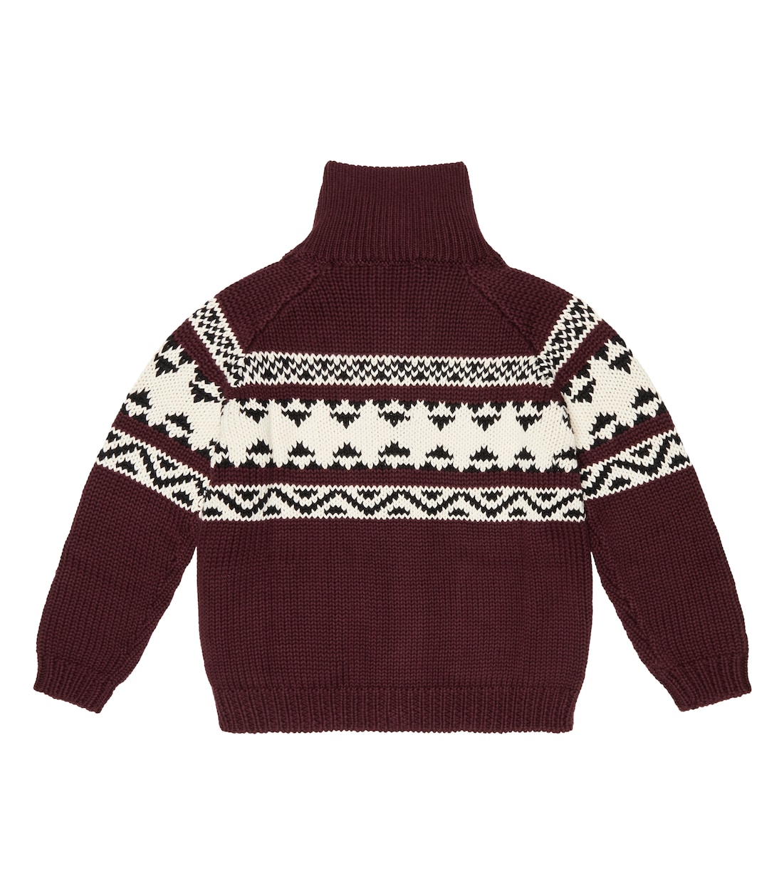 Cardigan en jacquard de coton | Il Gufo