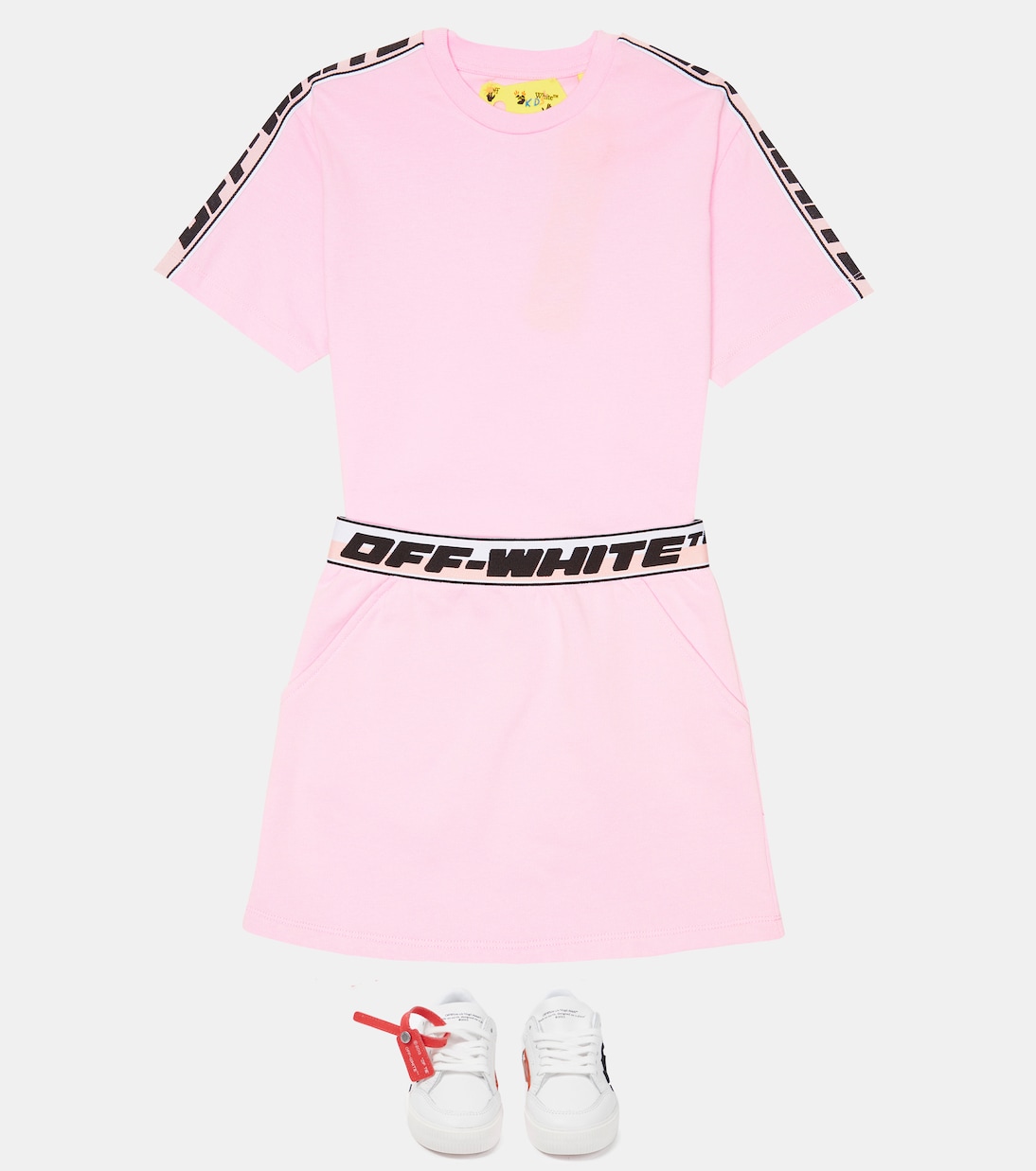 Gonna in jersey di cotone | Off-White Kids