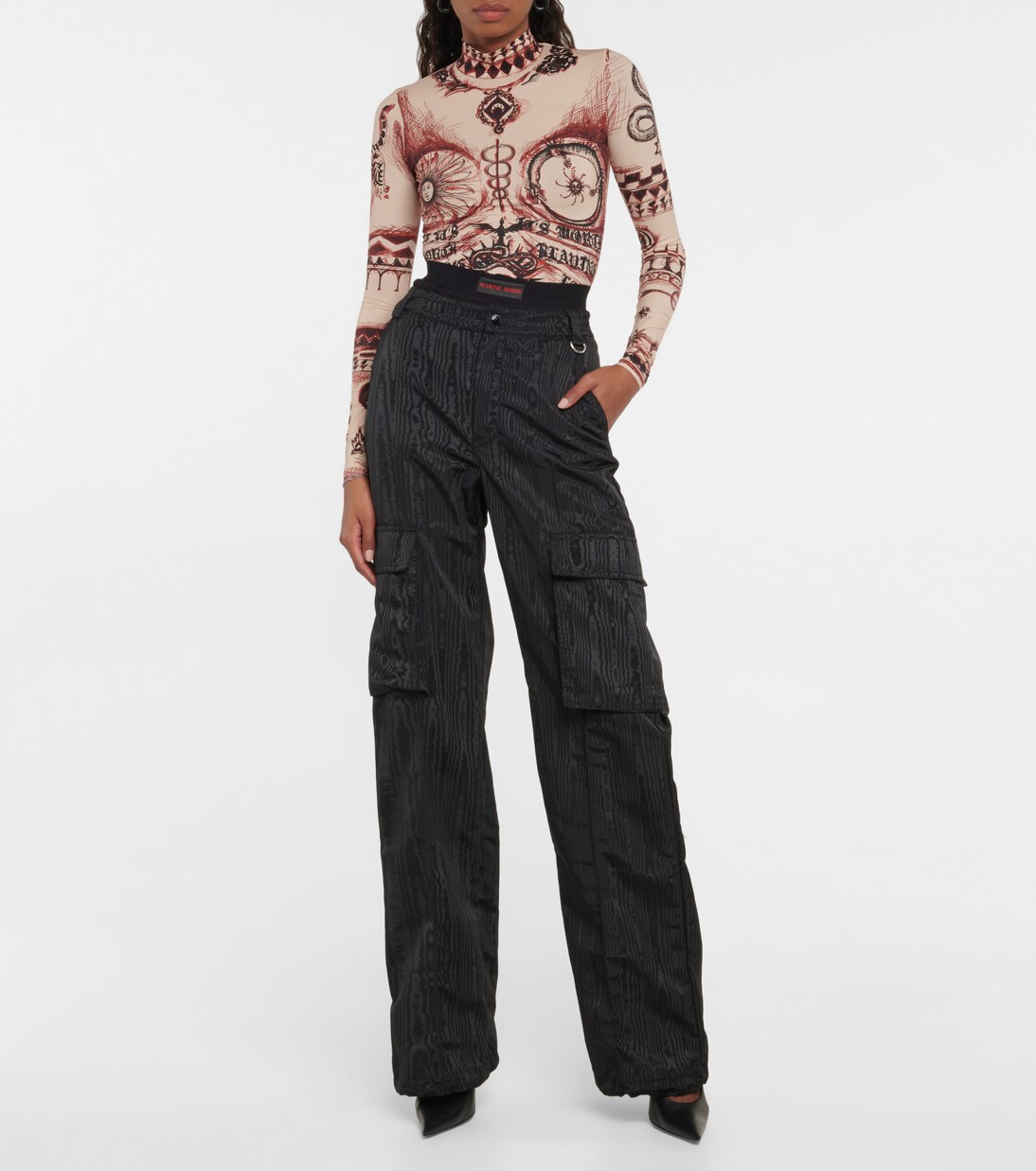 Body in misto cotone a coste | Marine Serre