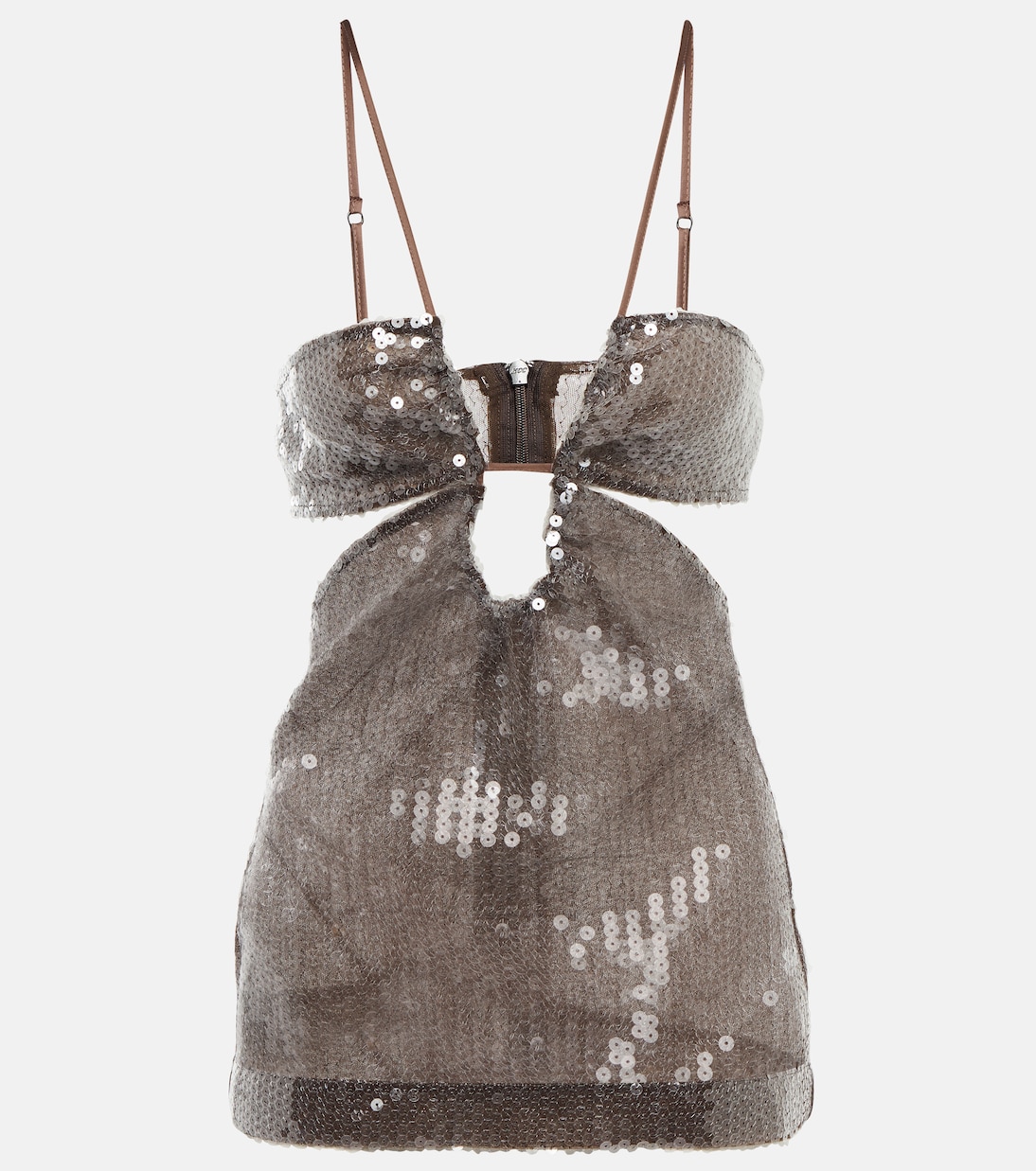 Sequined cutout camisole | Nensi Dojaka