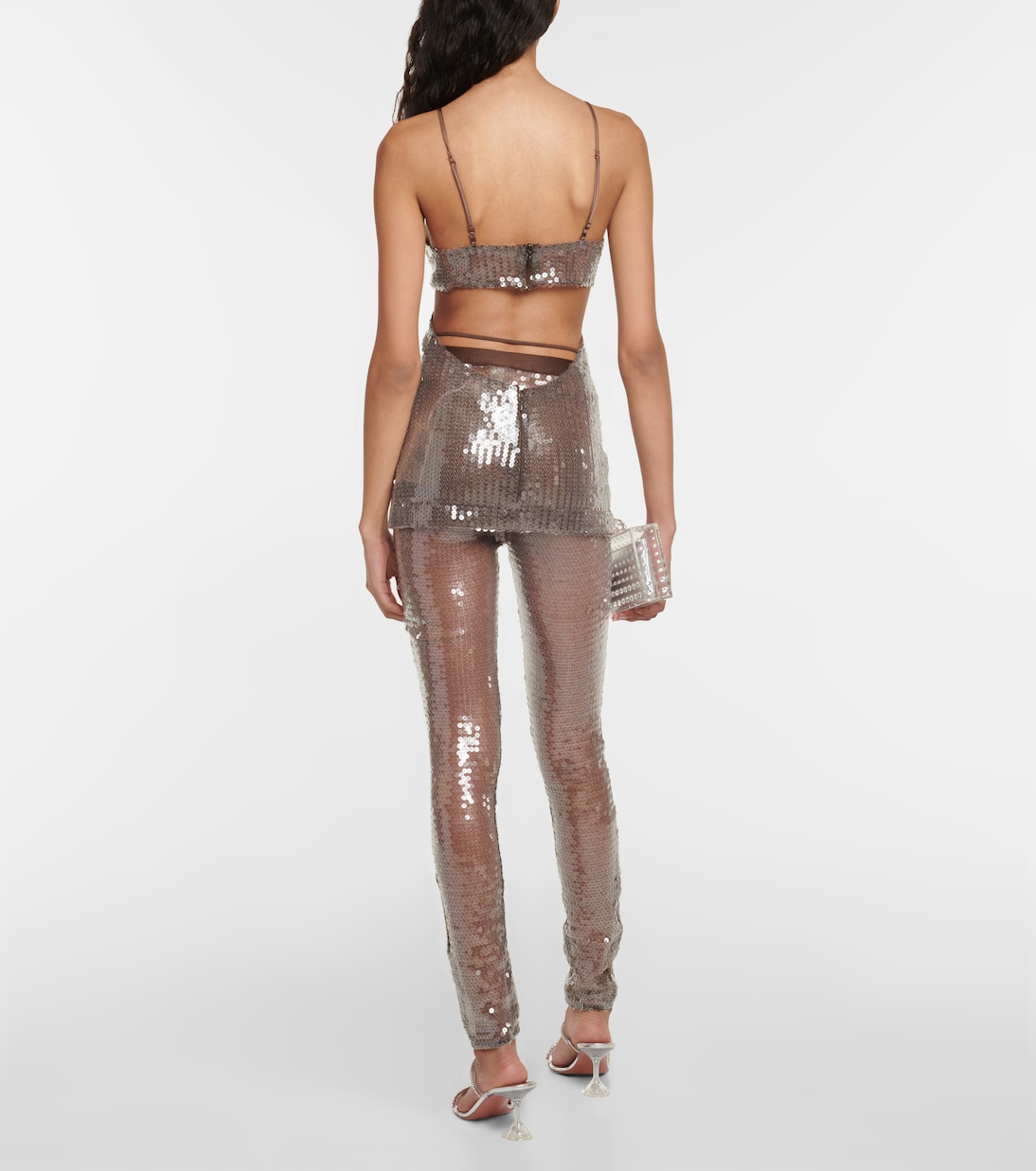 Sequined cutout camisole | Nensi Dojaka