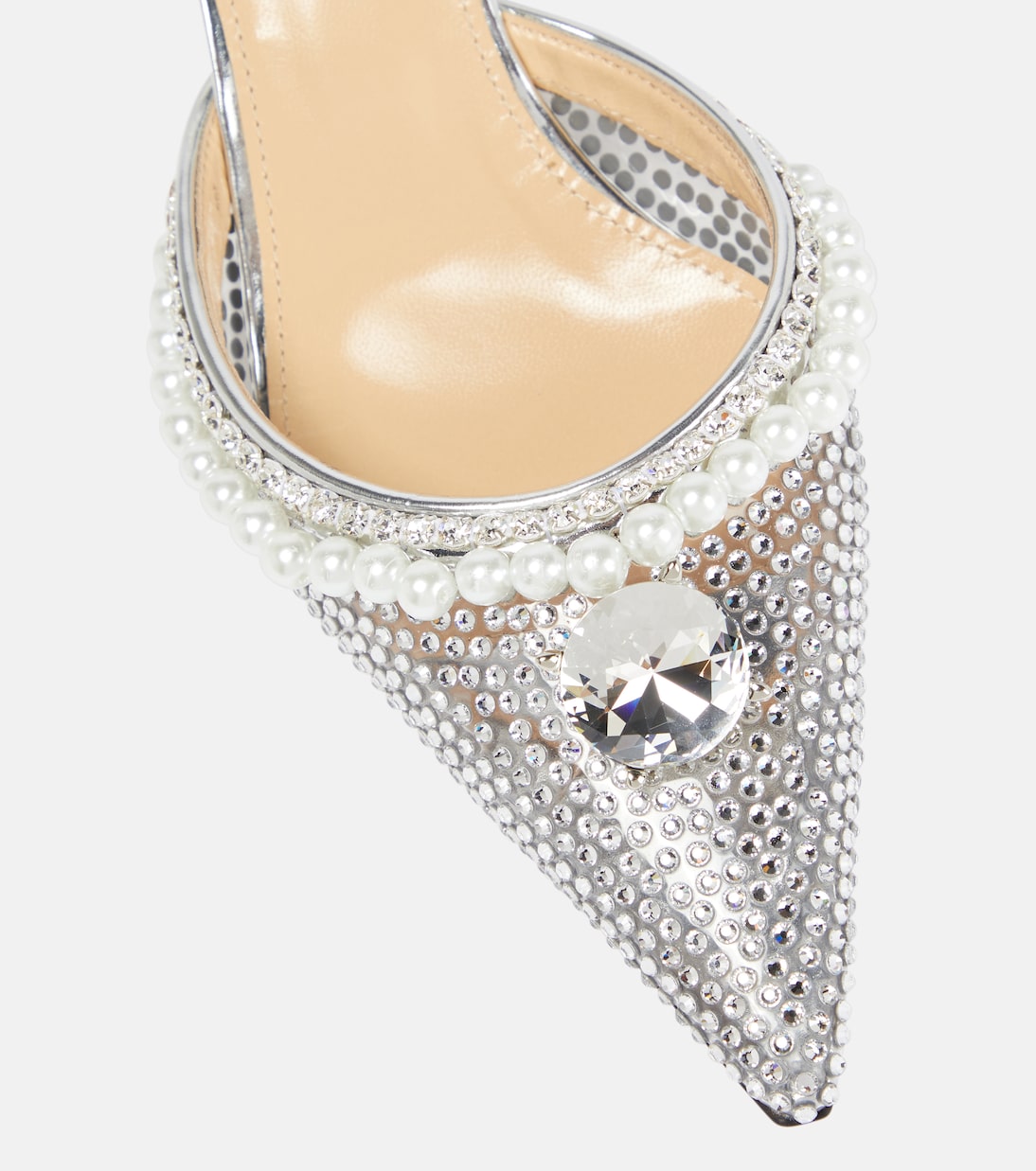 Pumps in PVC con perle bijoux | Mach & Mach