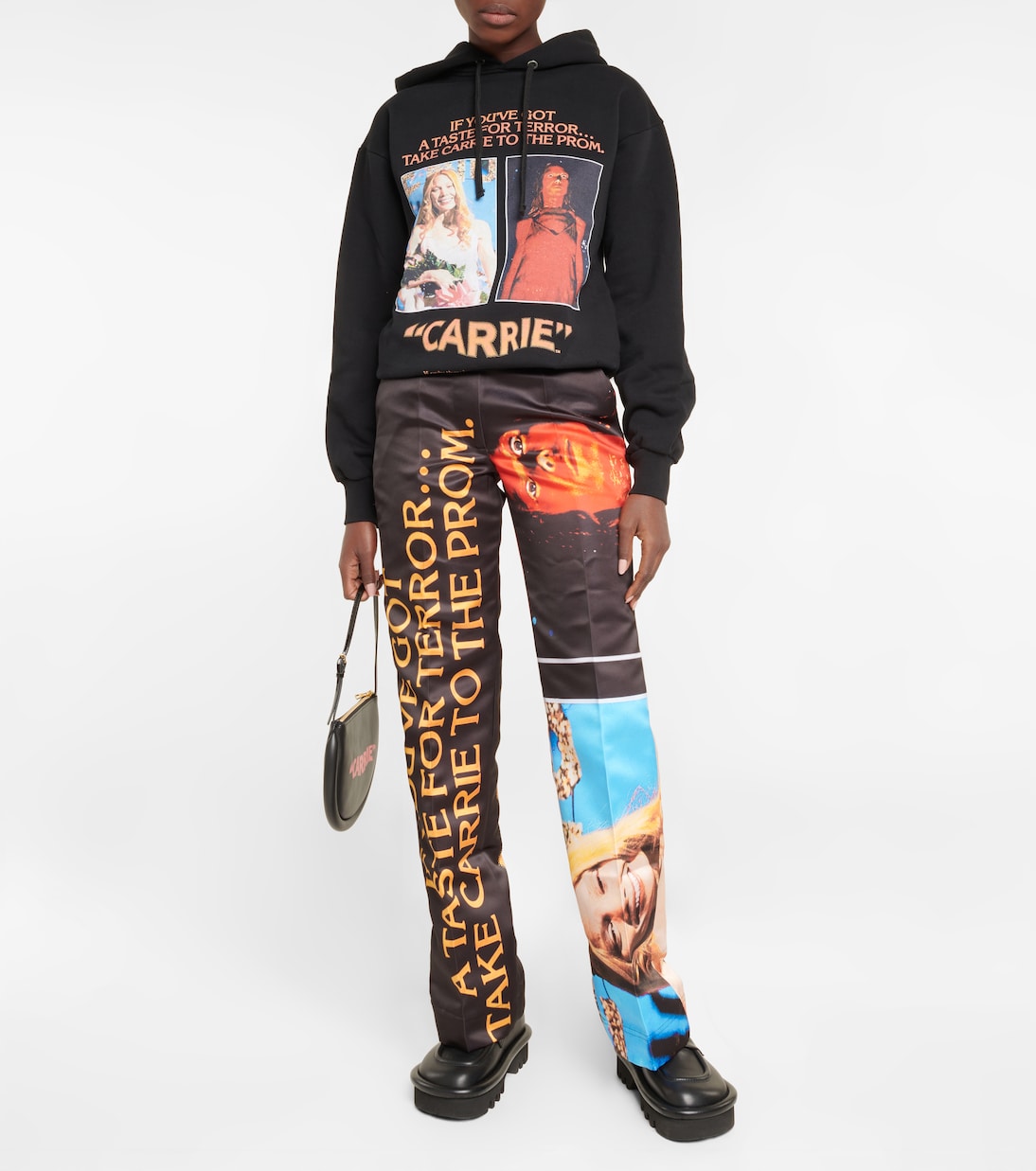 Sudadera en jersey de algodón estampada | JW Anderson