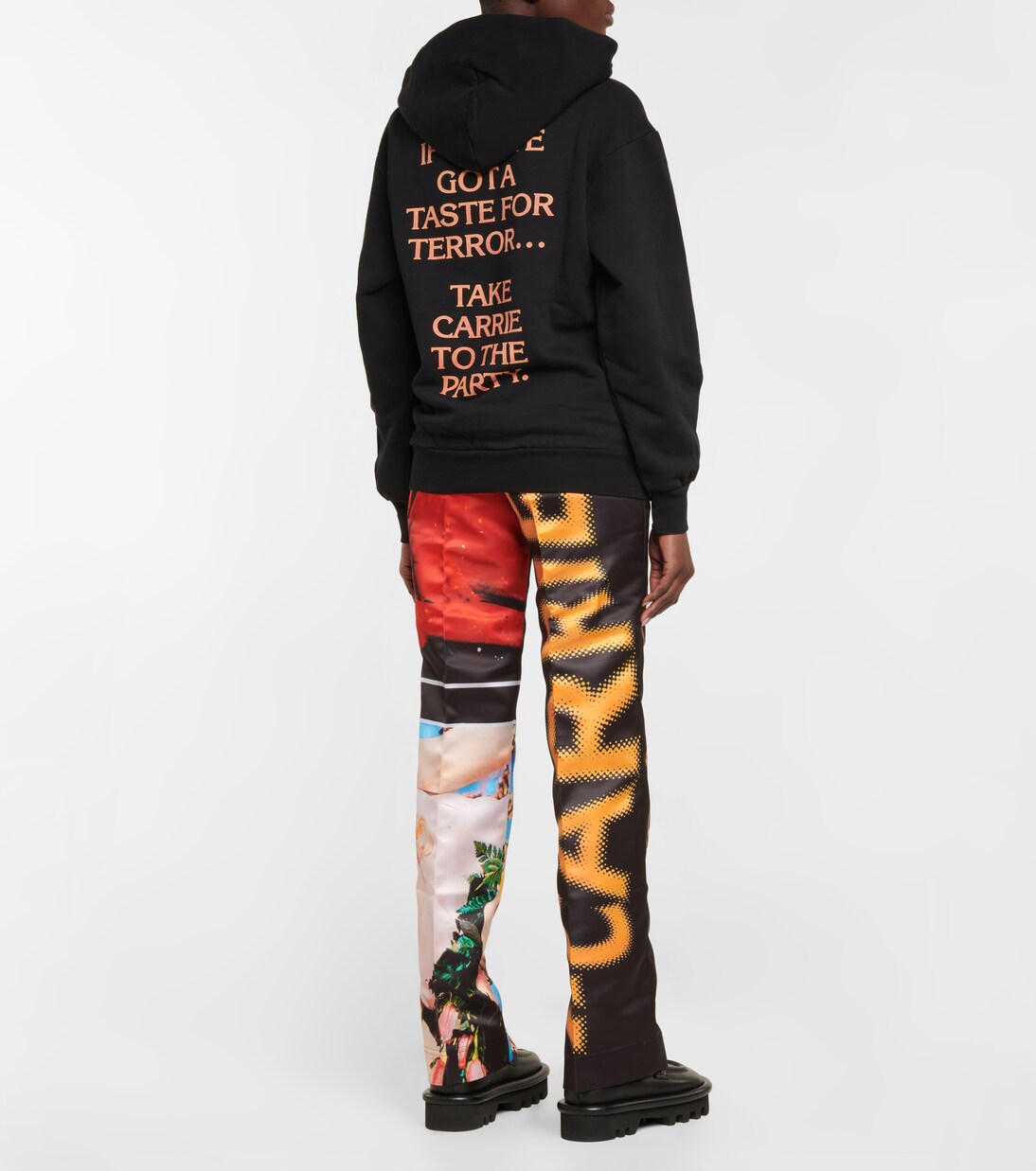 Sudadera en jersey de algodón estampada | JW Anderson