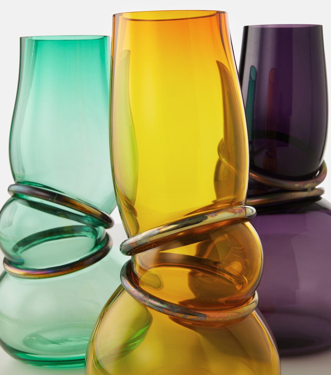 Double Ring glass vase | Vanessa Mitrani