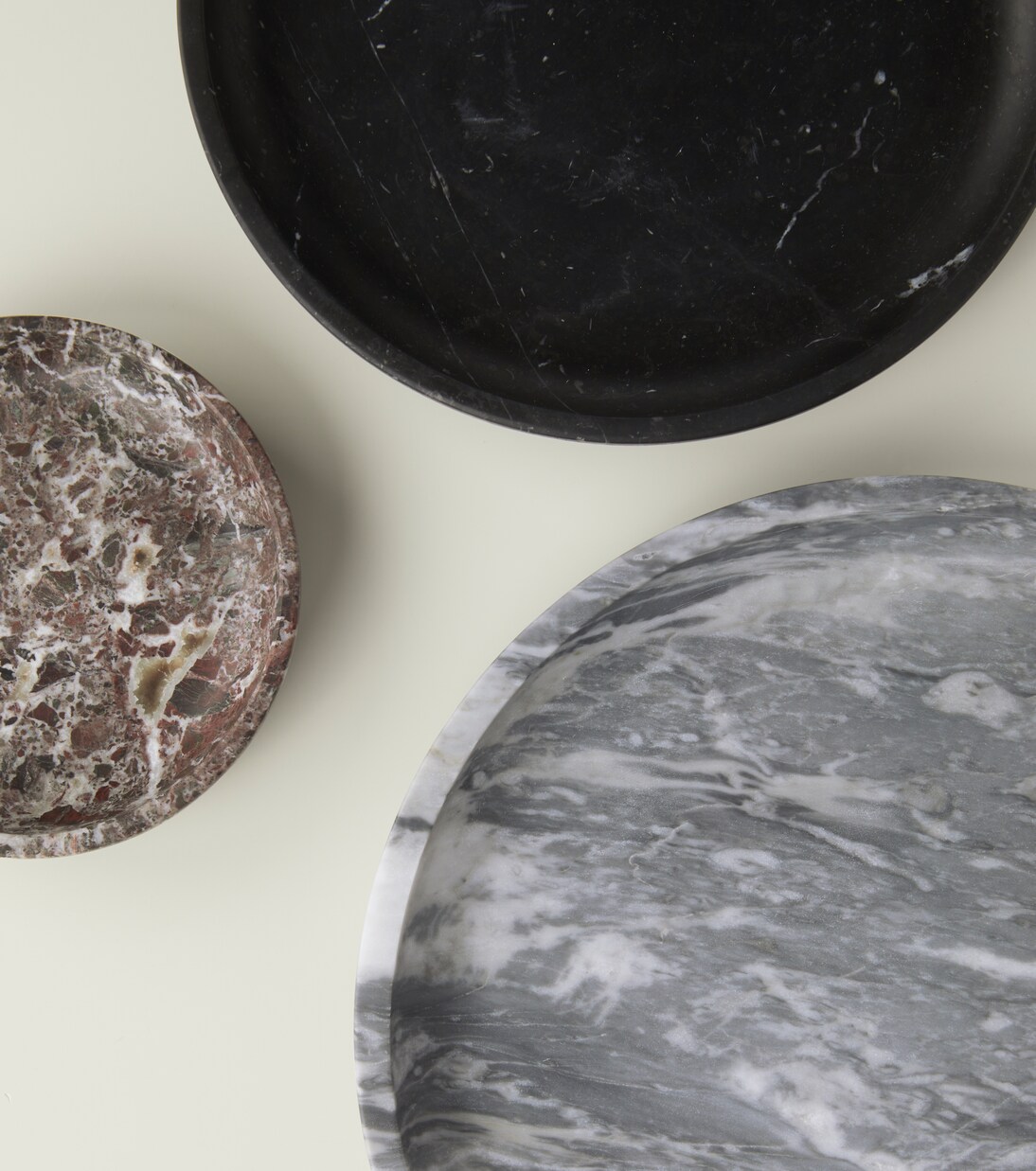 x Sunnei set of 3 marble plates | Bloc Studios
