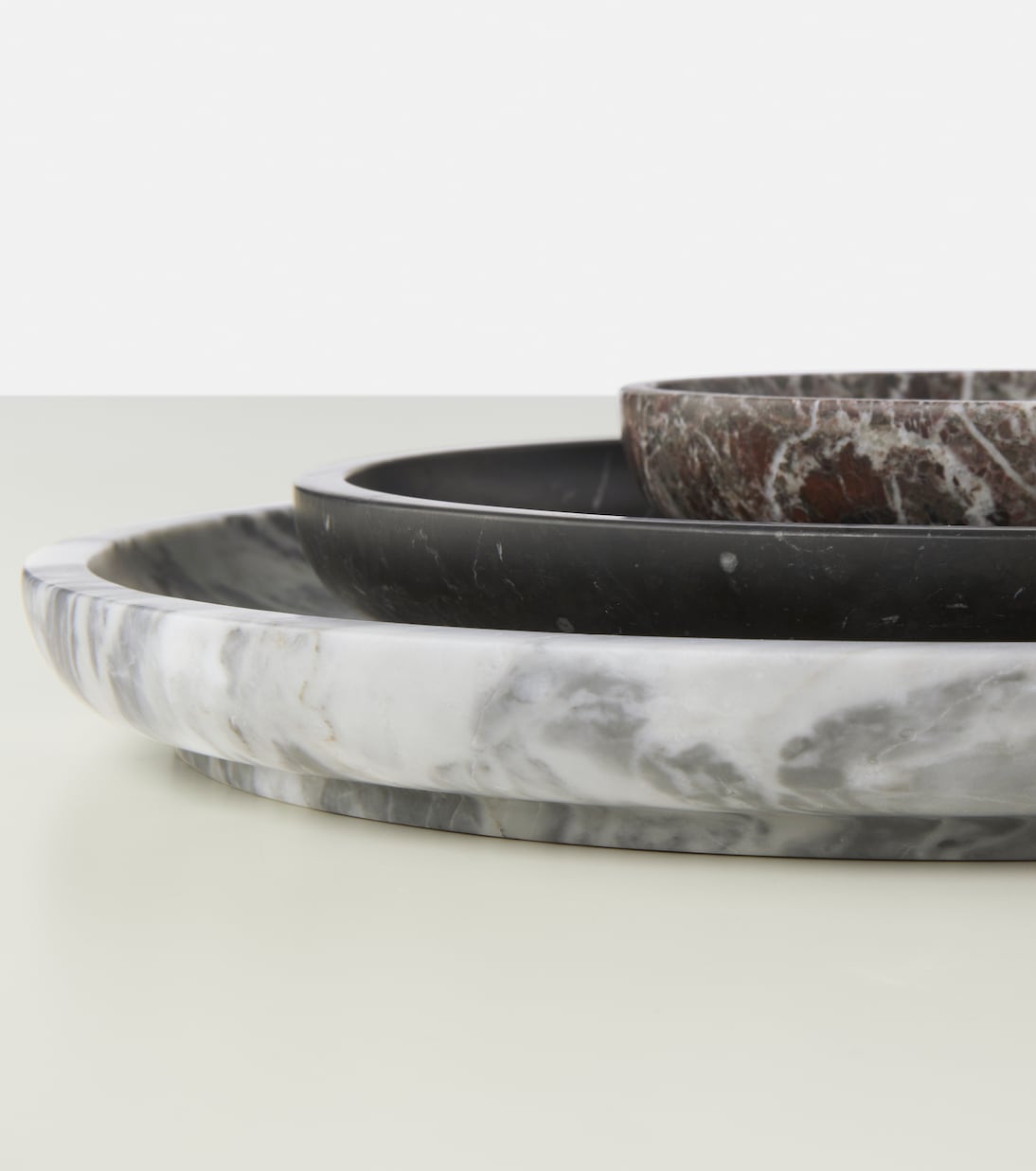 x Sunnei set of 3 marble plates | Bloc Studios