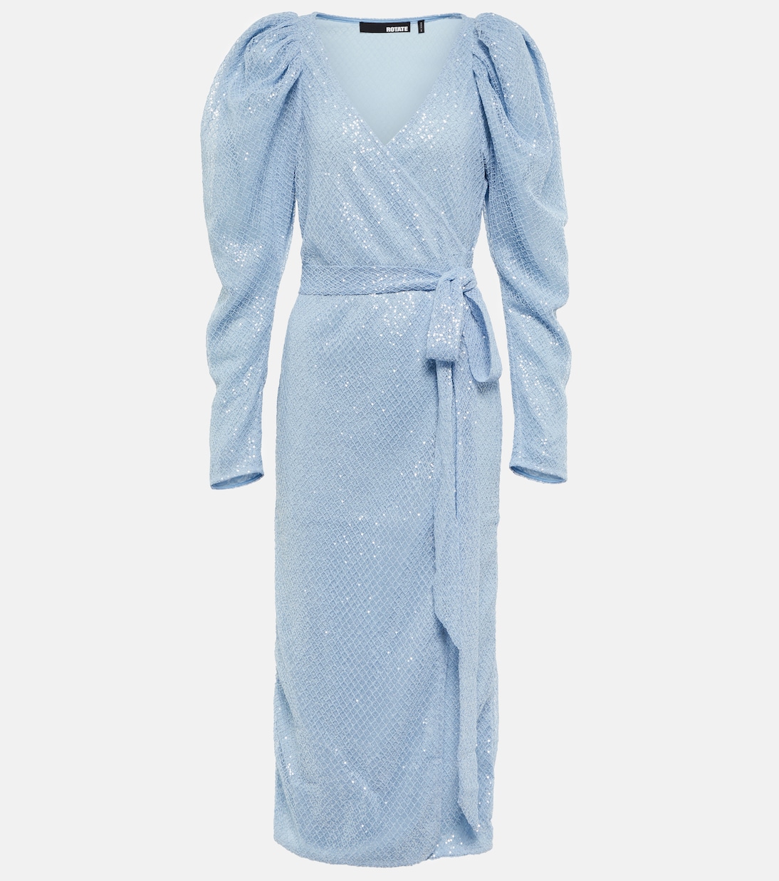 Vestido wrap con lentejuelas | Rotate