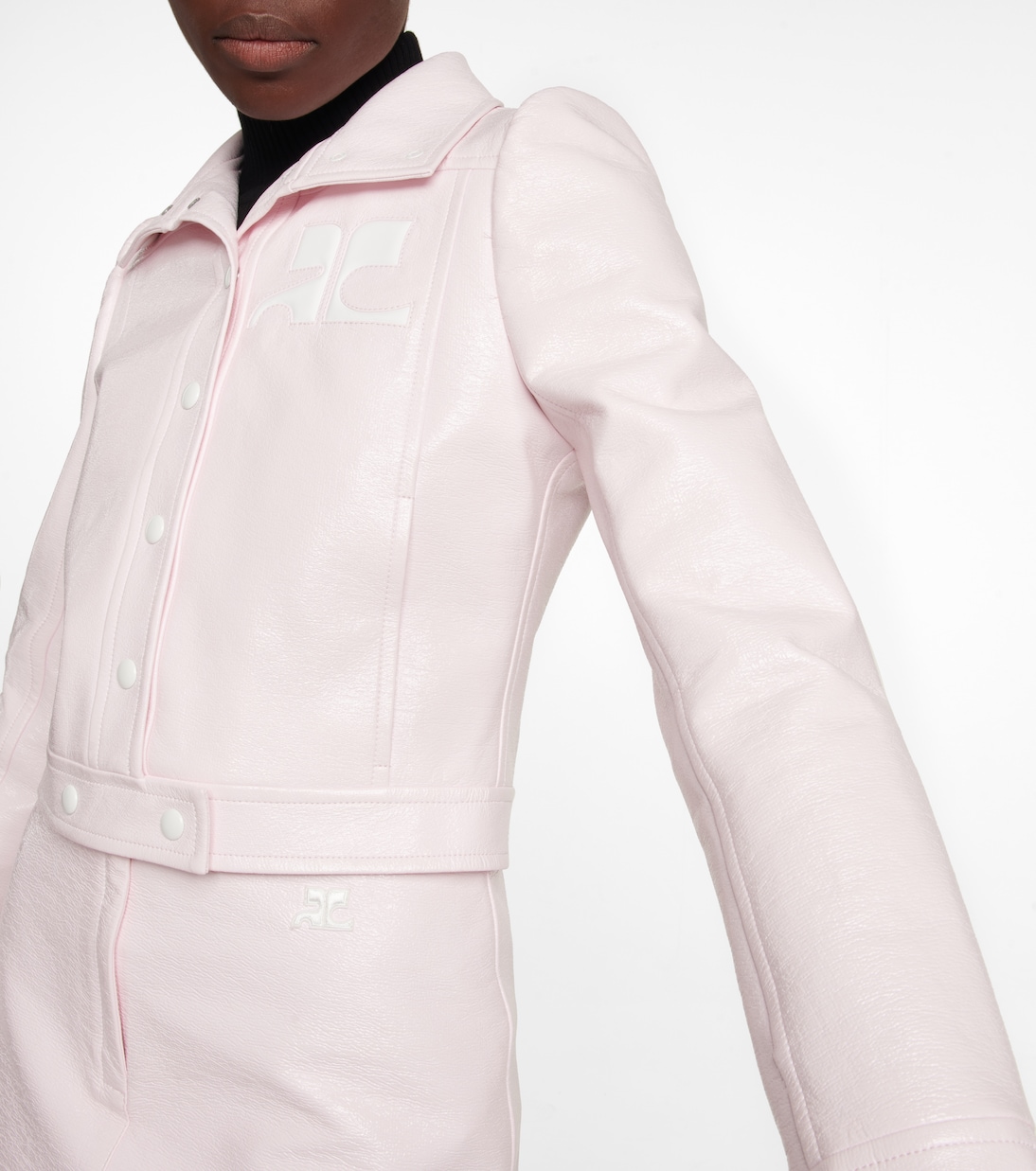 Chaqueta crop de algodón | Courrèges