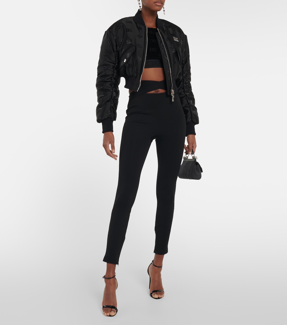 High-rise cutout skinny pants | Dolce&Gabbana