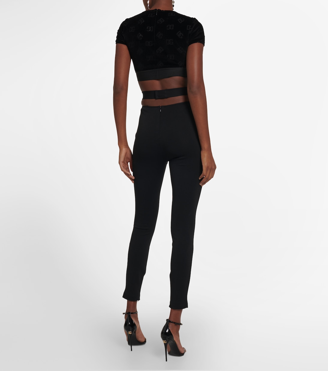 High-rise cutout skinny pants | Dolce&Gabbana